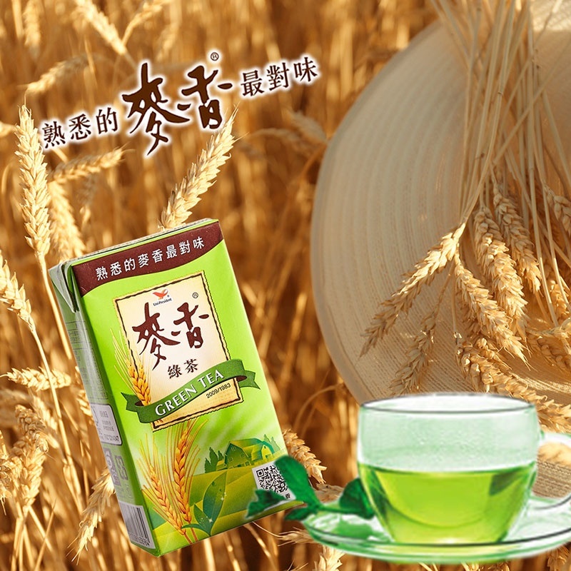 Uni Wheat Fragrant Green Tea / 统一 麦香绿茶 ( 300 ml / 1 Bottle ) 