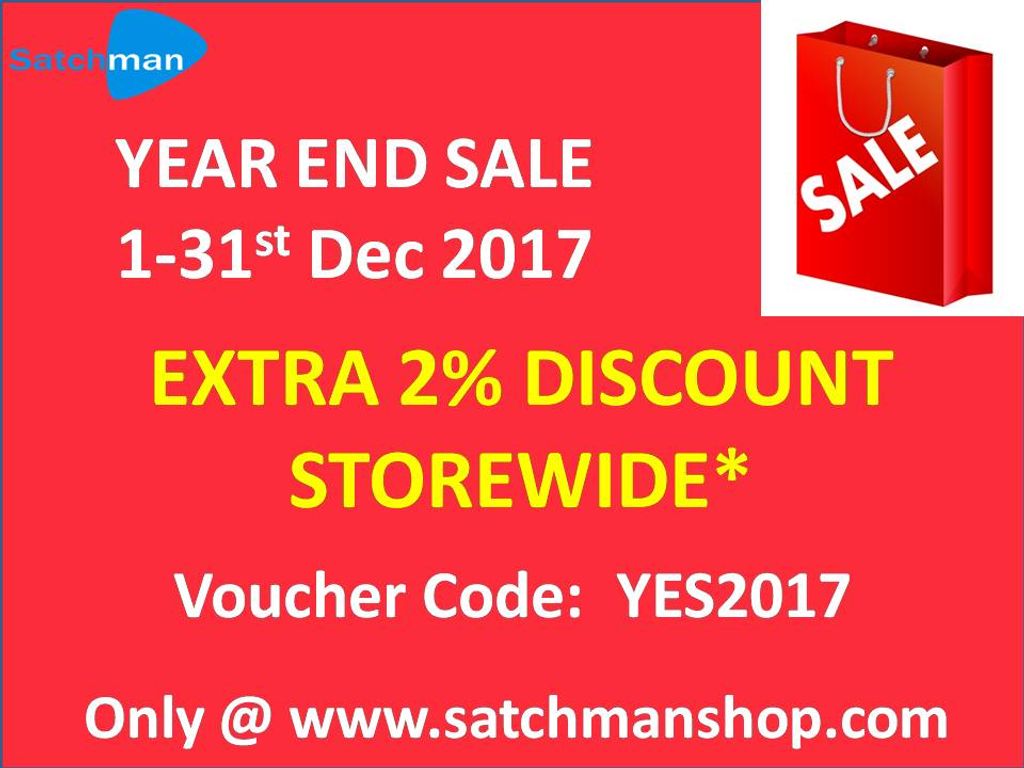 Year End SALE 2017 - Additional 2% Discount storewide* plus stand a chance to win RM1000+ worth of Lucky Draw prizes & Free Gifts