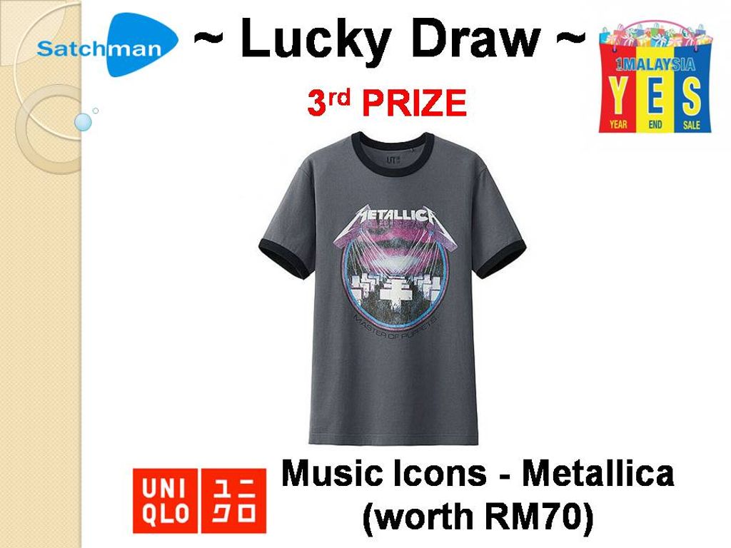 Year End SALE (1-31 Dec 2017) - Lucky Draw 3rd Prize: