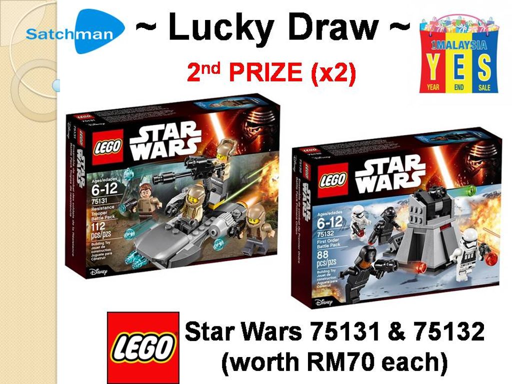 Year End SALE (1-31 Dec 2017) - Lucky Draw 2nd Prize (x2):