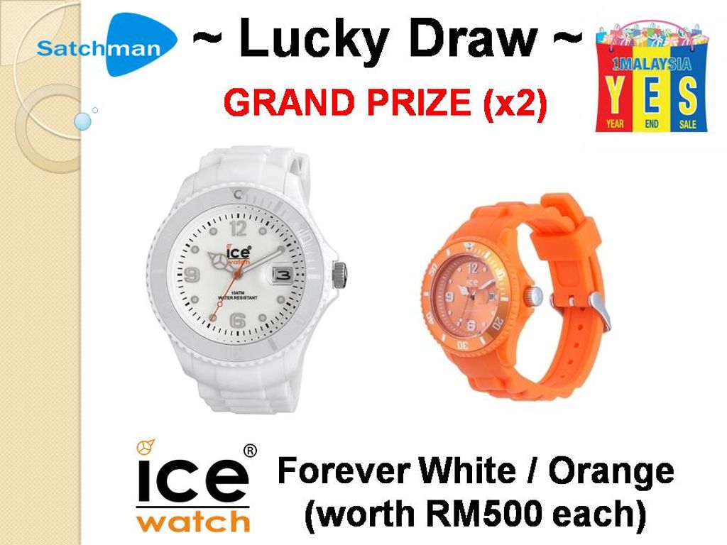 Year End SALE (1-31 Dec 2017) - Lucky Draw Grand Prize (x2):