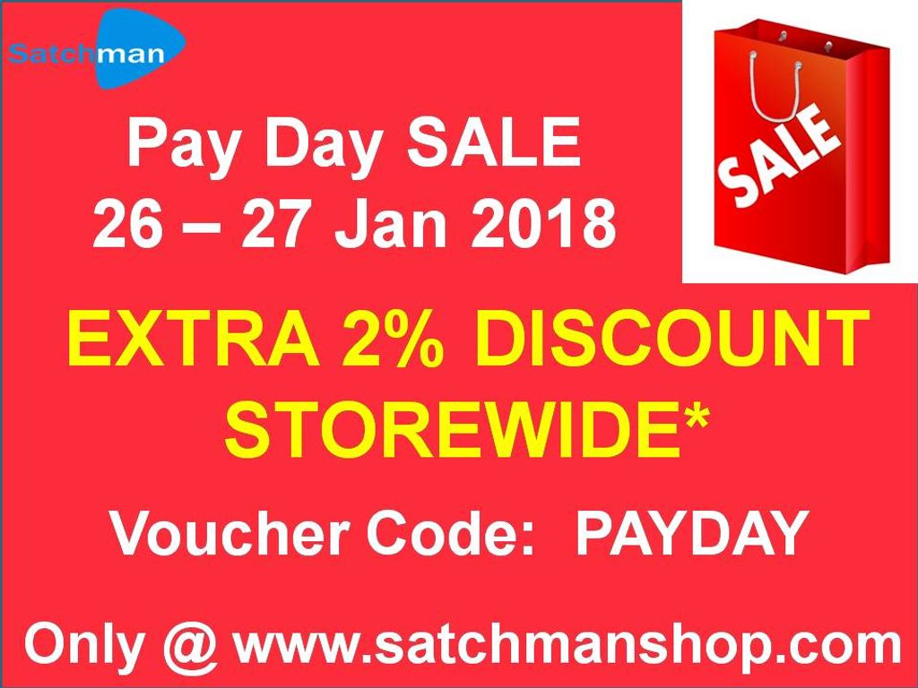 PAYDAY SALE - Additional 2% Discount Storewide*