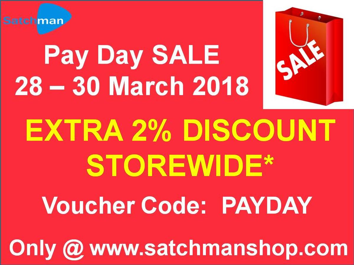 PAYDAY SALE - Extra 2% Discount Storewide*