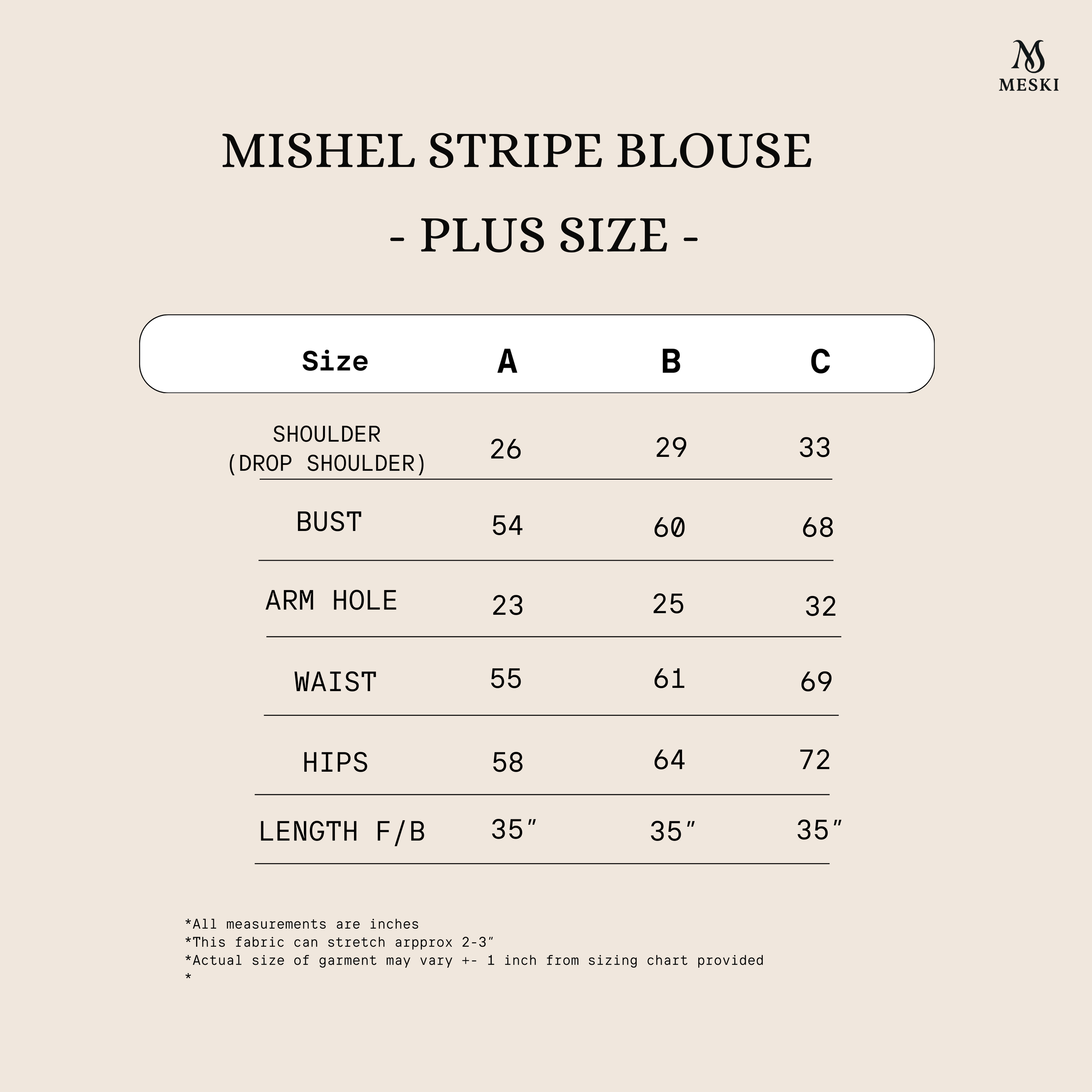 Copy of Grey Modern Size Chart Instagram Post (Your Story)