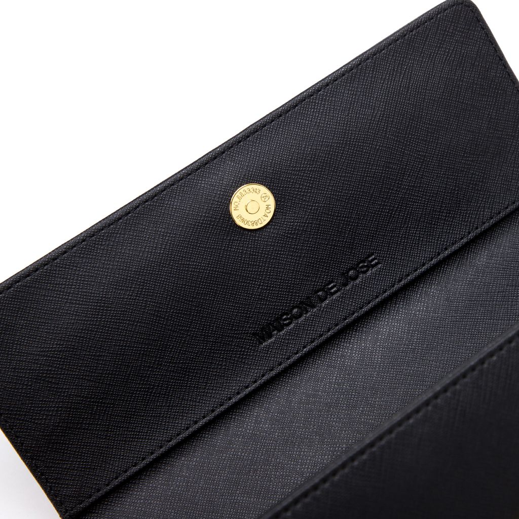 Classy Long Wallet Microfiber Saffiano Leather – MAISON DE JOSE