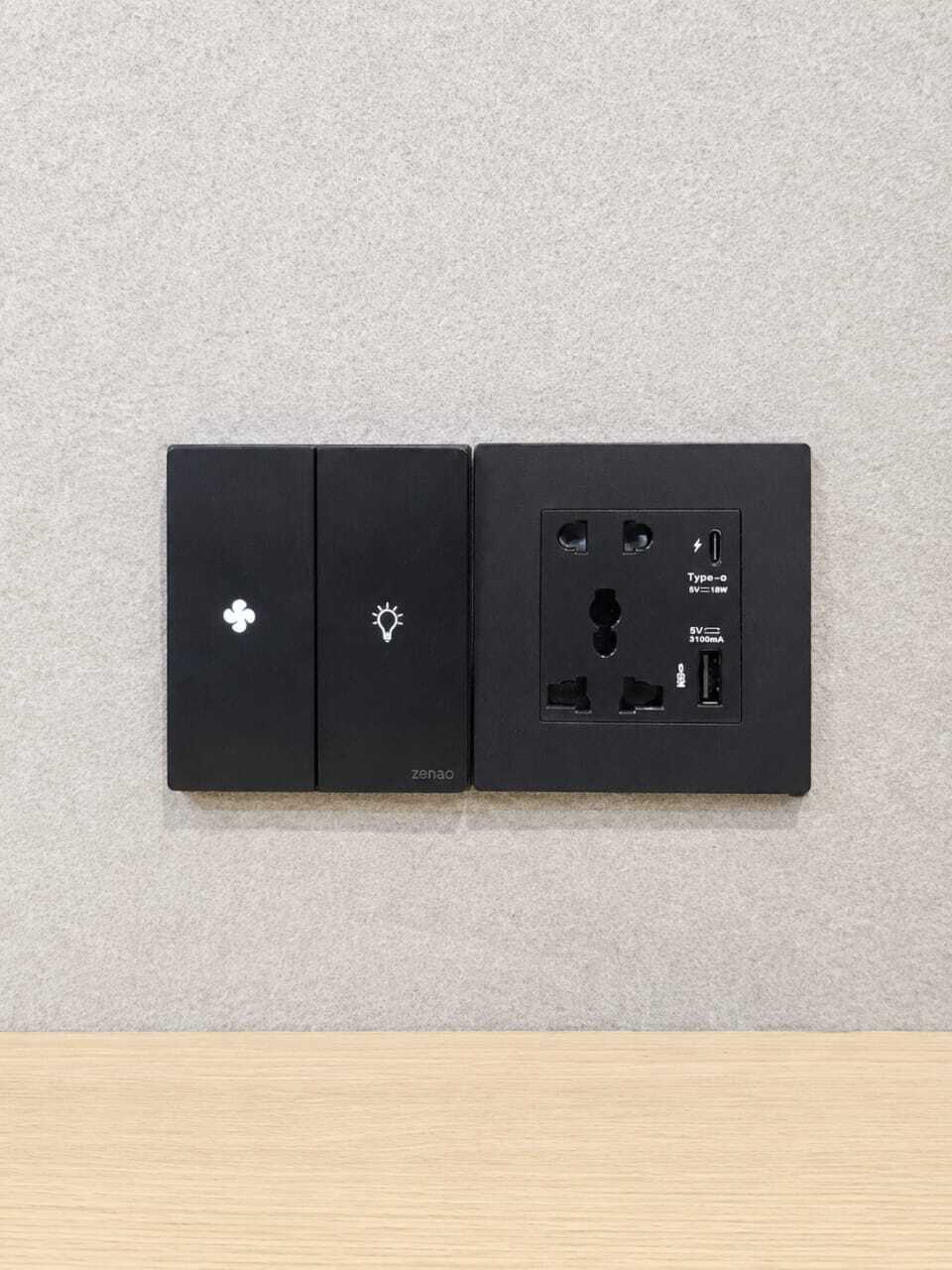 switch and power ports