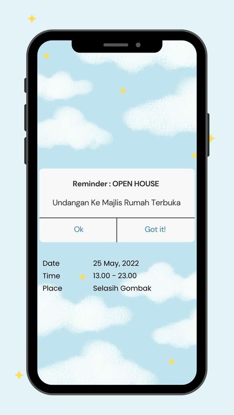 Contoh design di dalam telefon