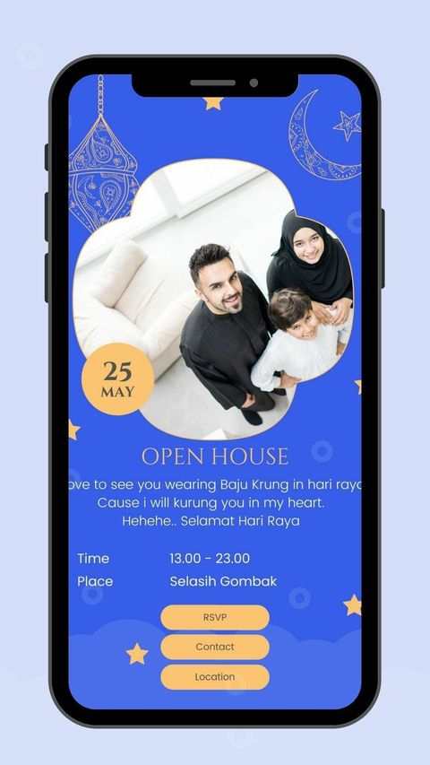 Contoh design di dalam telefon