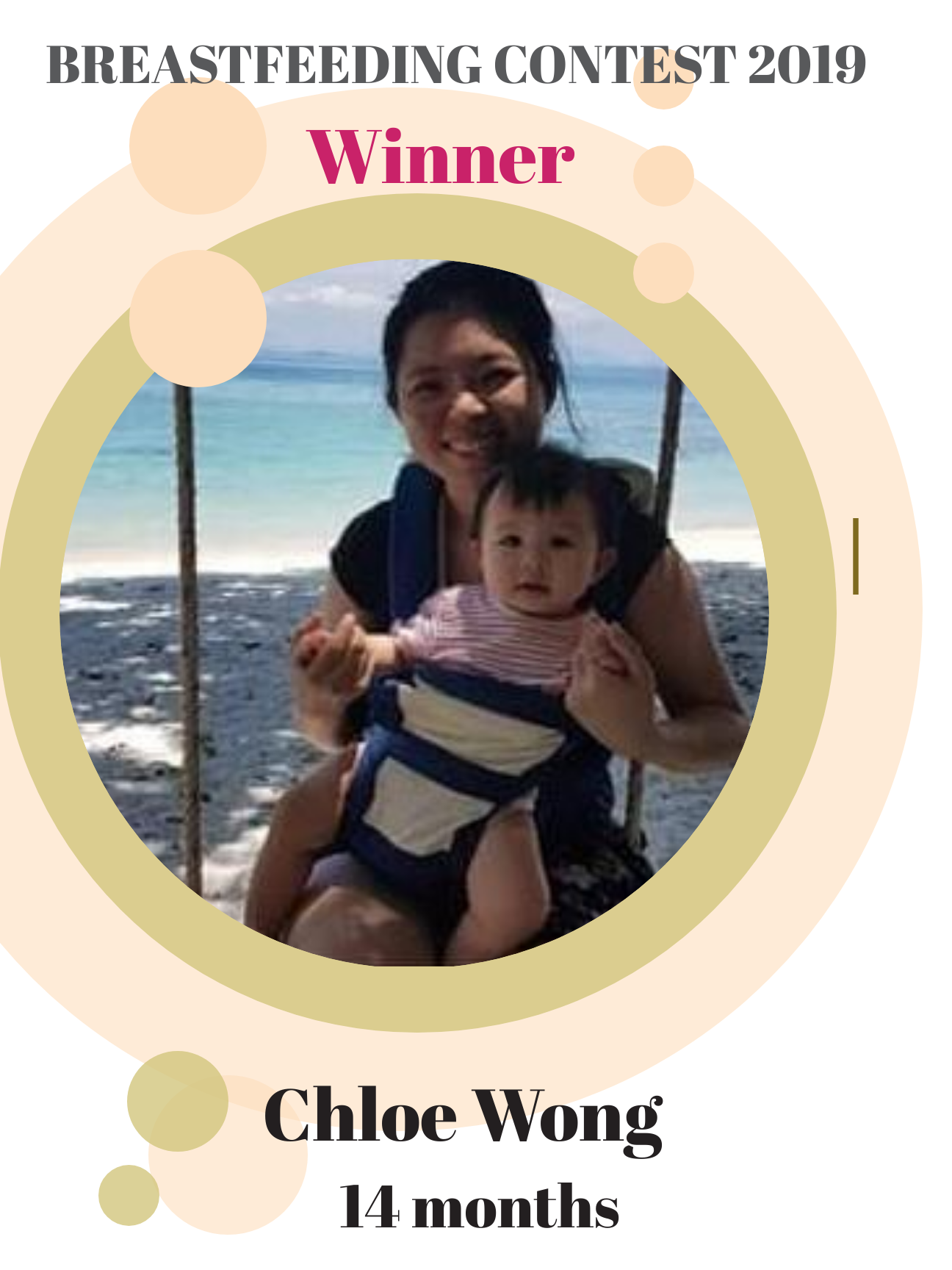 Breastfeeding Contest 2019 - Winner (Chloe Wong)