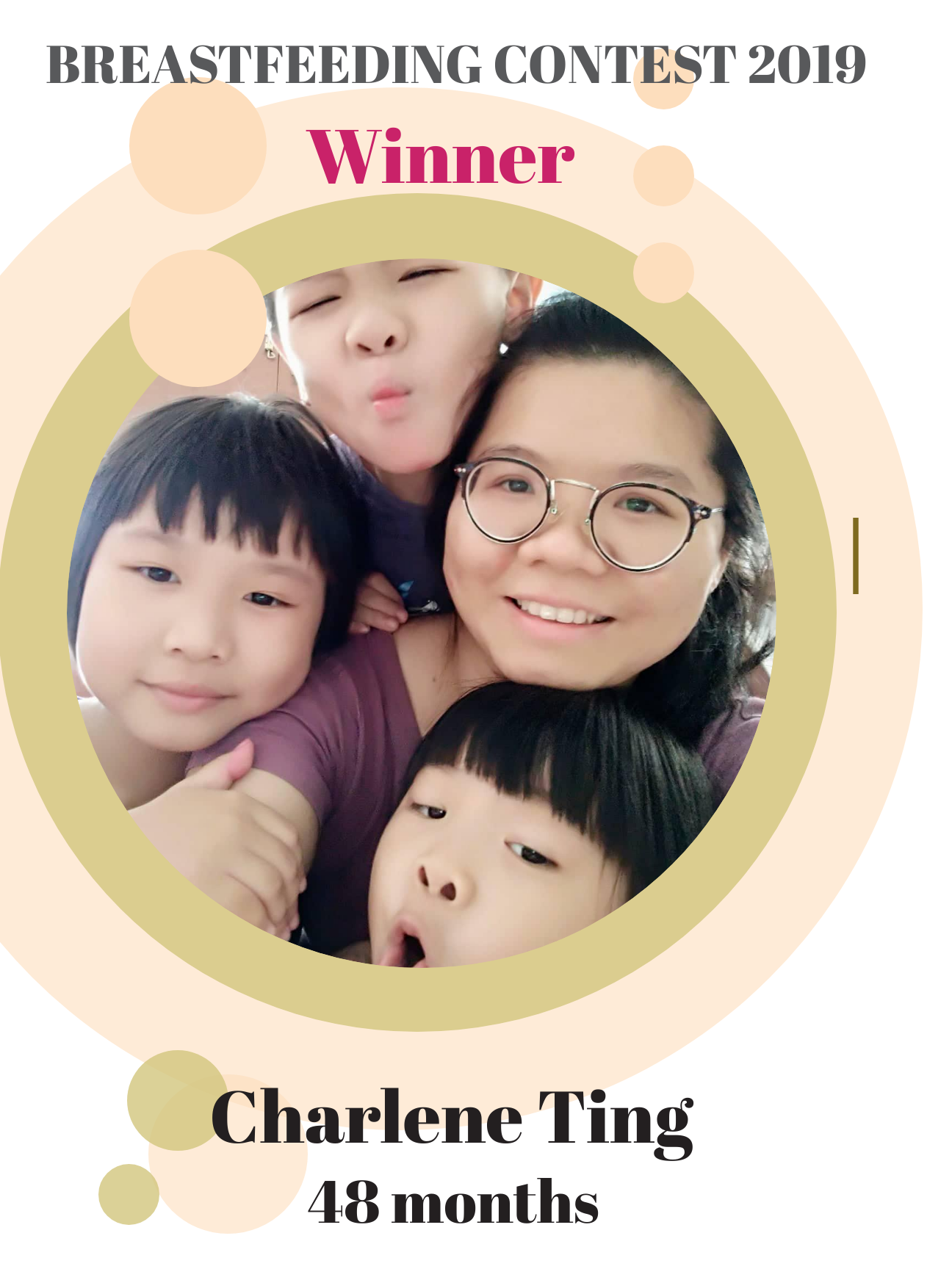 Breastfeeding Contest 2019 - Winner (Charlene Ting)
