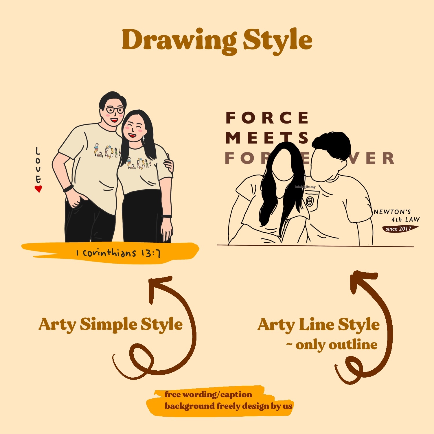 Tshirt drawing style