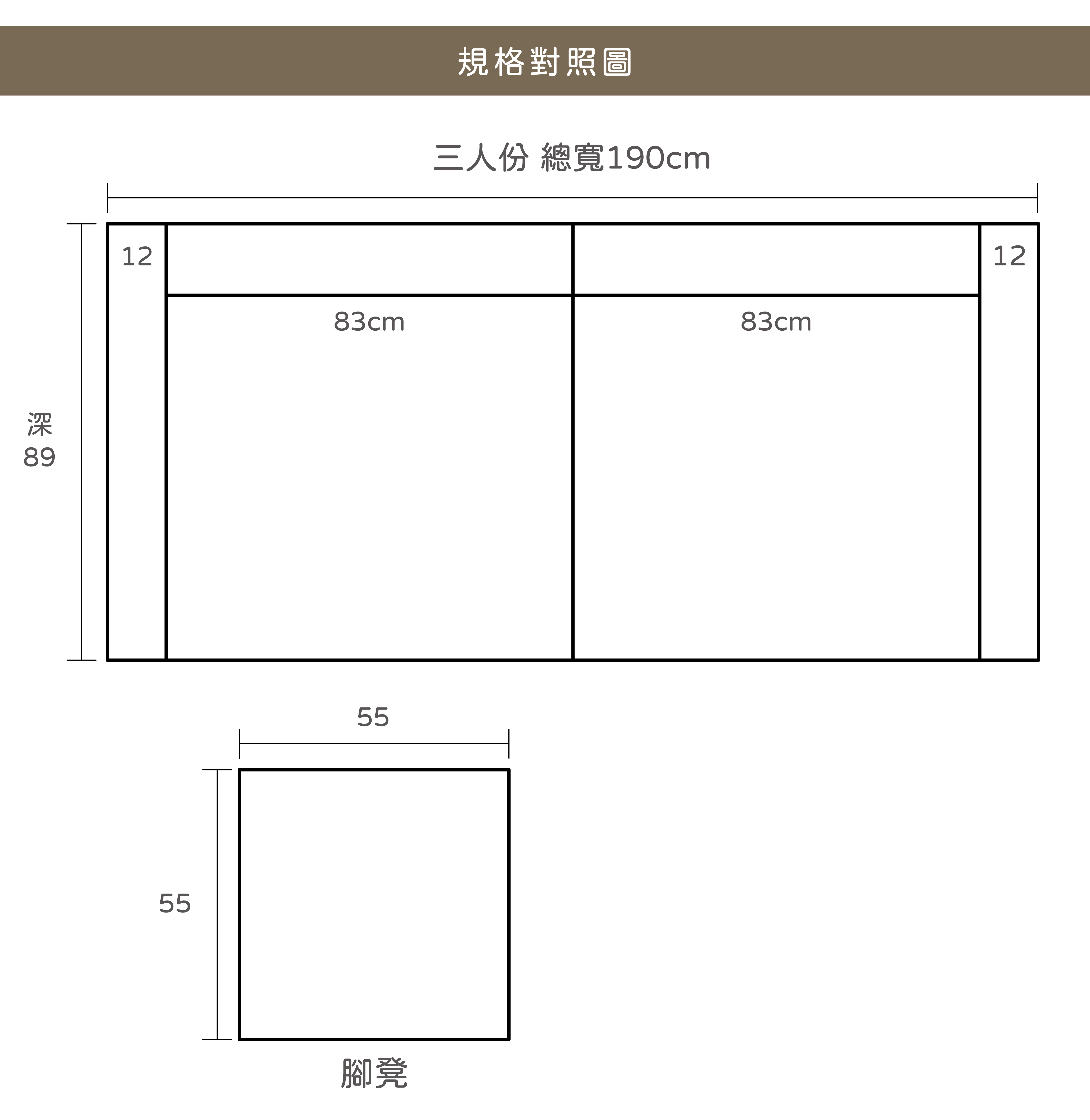 愛琳官網圖_規格對照圖