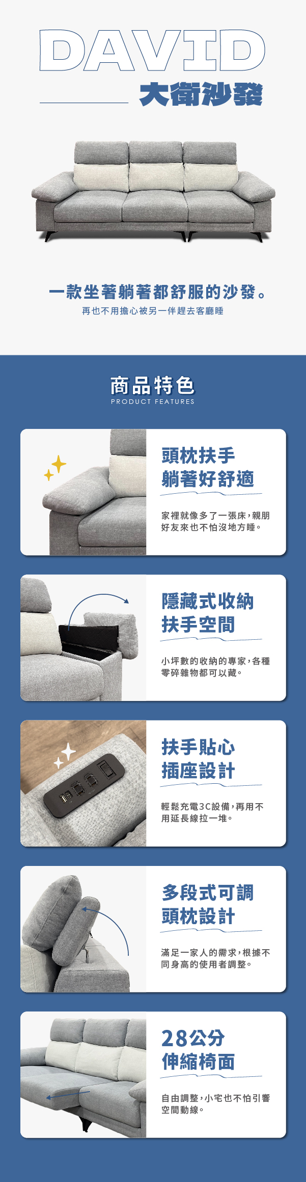 大衛官網圖-商品特色