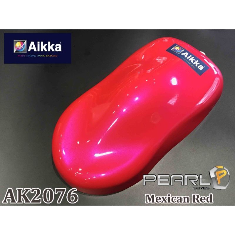 AIKKA AK2076 MEXICAN RED *** CRYSTAL SERIES SPECIAL EFFECT 2K