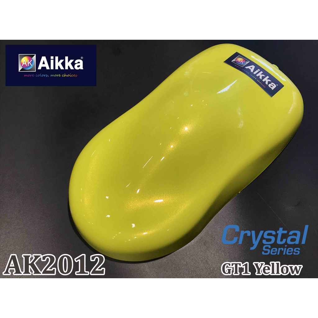 AIKKA AK2012 GT1 YELLOW *** CRYSTAL SERIES SPECIAL EFFECT 2K PAINT