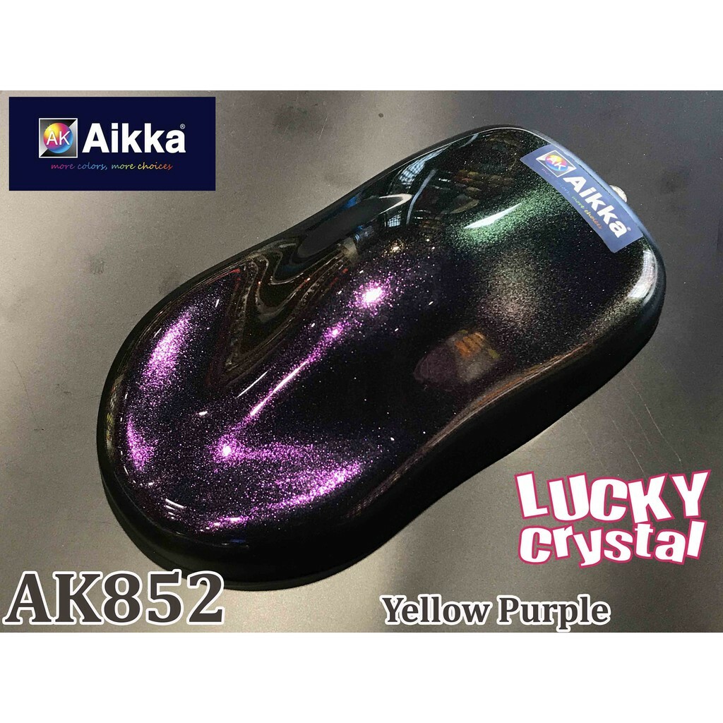 AIKKA AK852 YELLOW PURPLE *** LUCKY CRYSTAL SPECIAL EFFECT