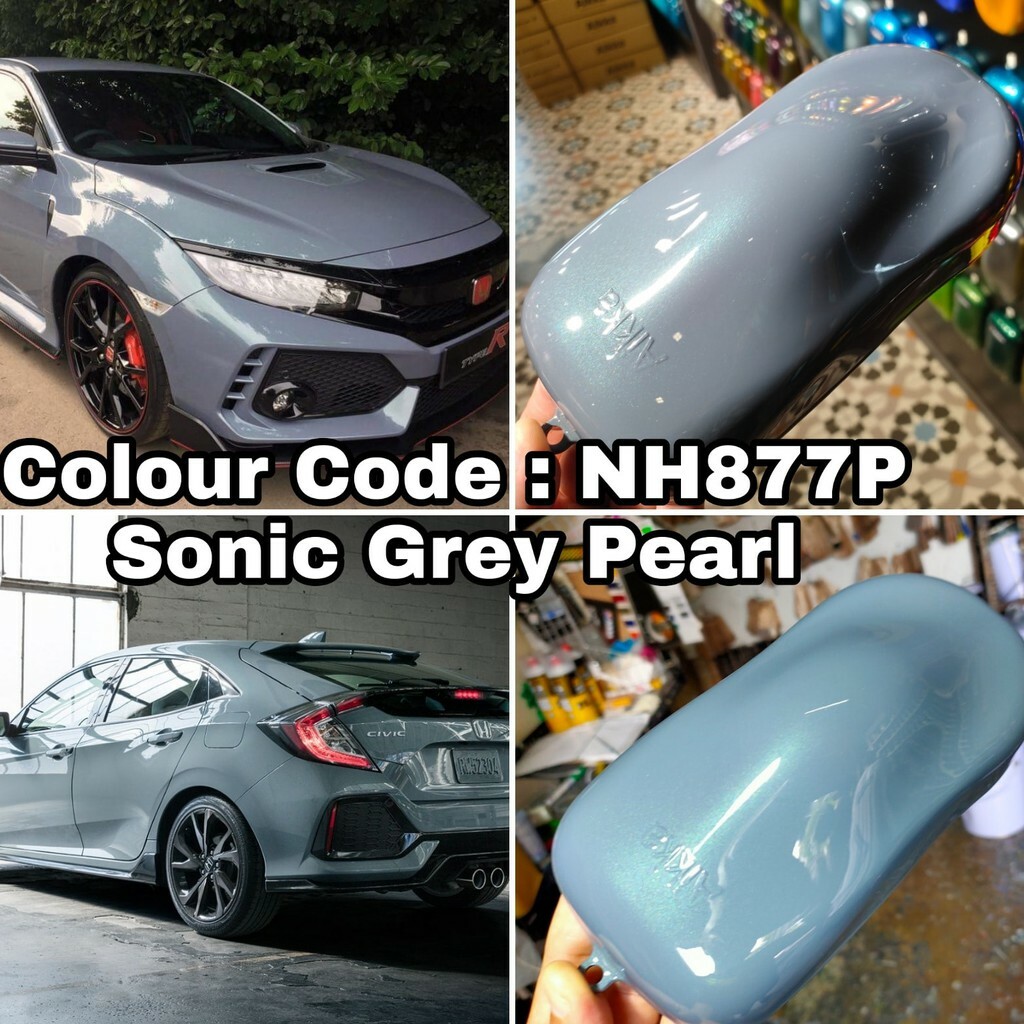 AIKKA HONDA NH877P SONIC GREY PEARL * 2K CAR PAINT – POWER MAX