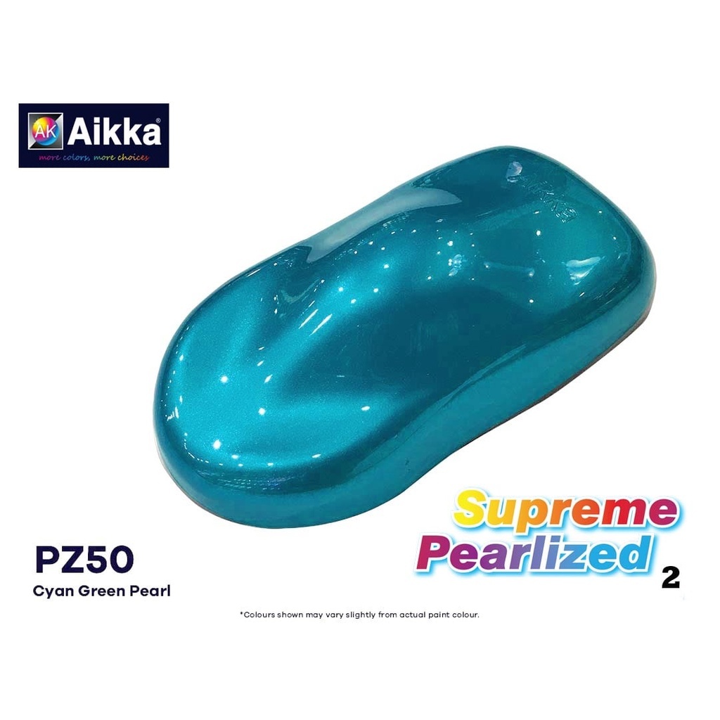 AIKKA PZ50 CYAN GREEN PEARL SUPREME PEARLIZED 2K PAINT – POWER MAX