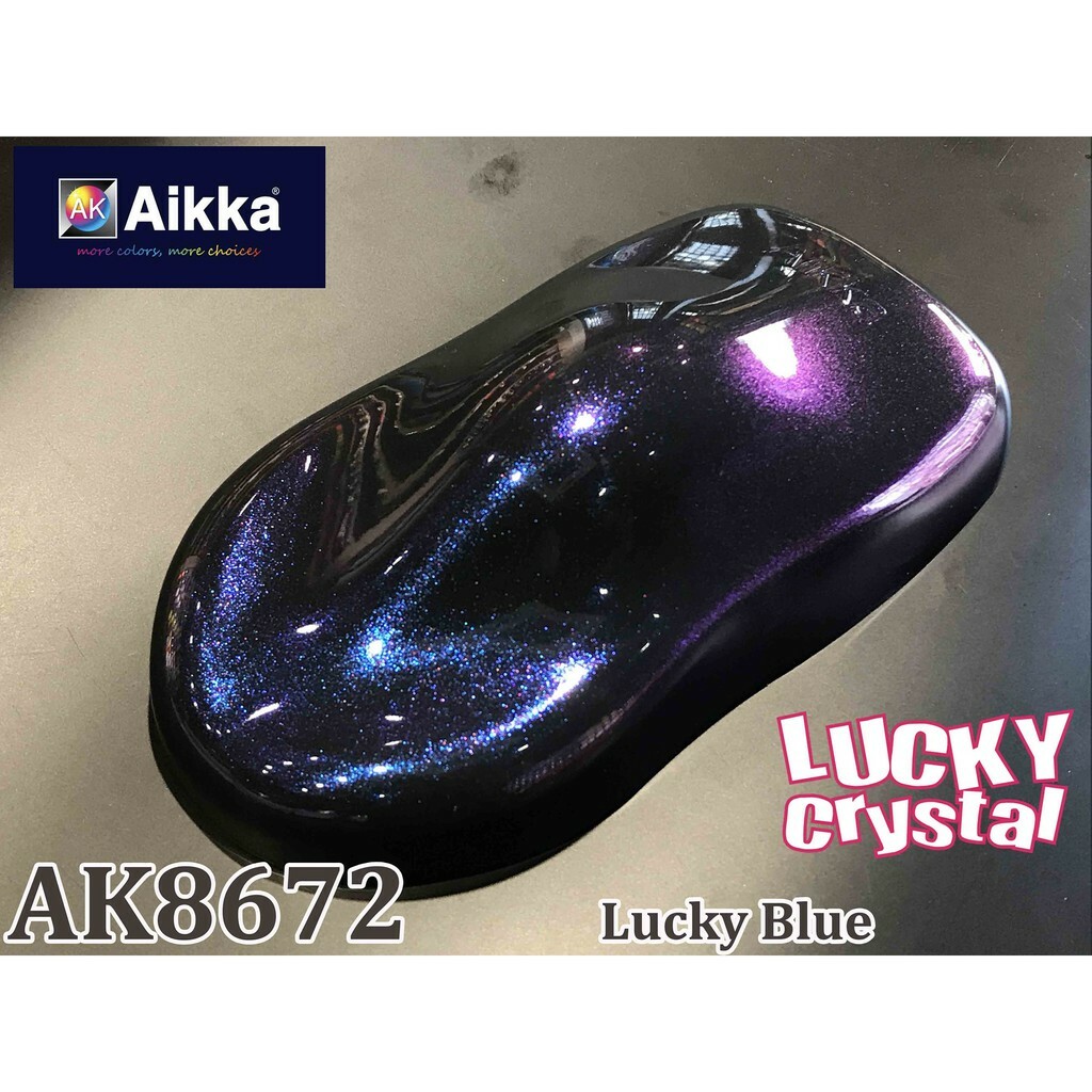 AIKKA AK8672 LUCKY BLUE *** LUCKY CRYSTAL SPECIAL EFFECT 2K PAINT