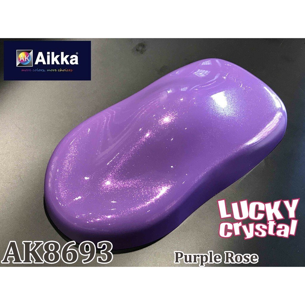 AIKKA AK8693 PURPLE ROSE *** LUCKY CRYSTAL SPECIAL EFFECT 2K PAINT