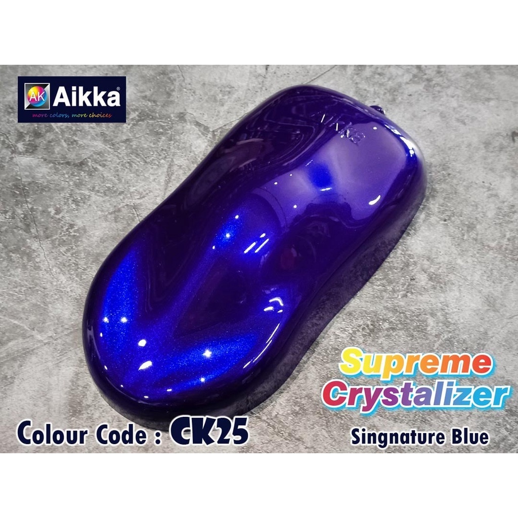 AIKKA CK25 SIGNATURE BLUE SUPREME CRYSTALIZER 2K PAINT AIKKA CK25 SIGNATURE BLUE SUPREME CRYSTALIZER 2K PAINT