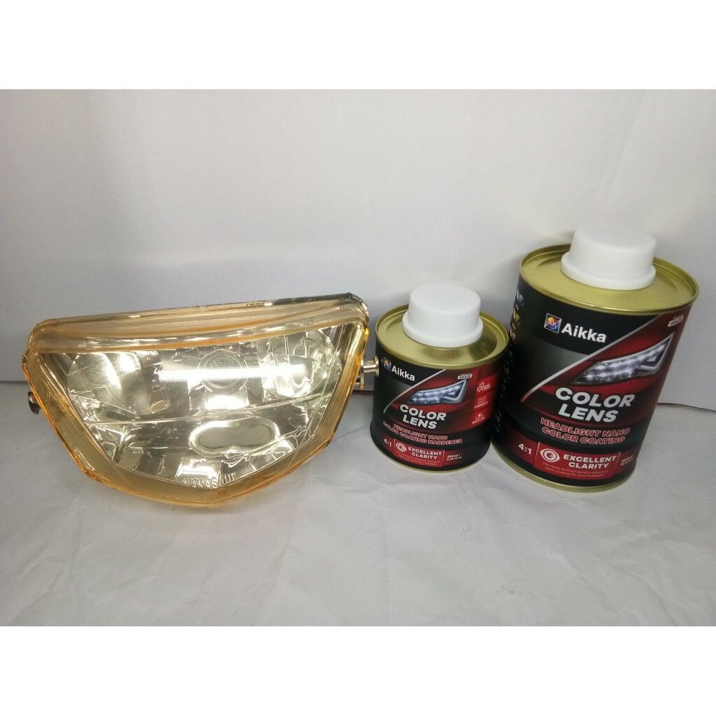 AIKKA CL5 COLOR LENS HEADLIGHT NANO COLOR COATING 41 ORANGE (AKCL5