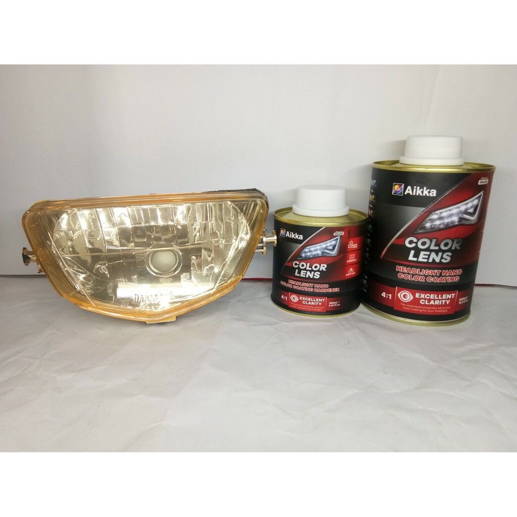 AIKKA CL5 COLOR LENS HEADLIGHT NANO COLOR COATING 41 ORANGE (AKCL5