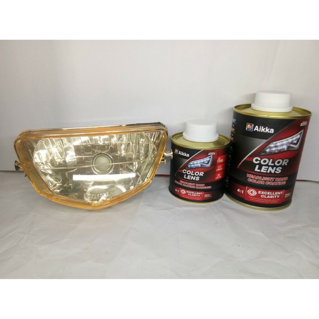 AIKKA CL5 COLOR LENS HEADLIGHT NANO COLOR COATING 41 ORANGE (AKCL5
