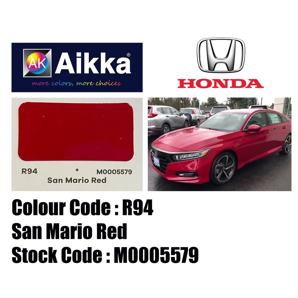 AIKKA HONDA R94 SAN MARIO RED * 2K CAR PAINT – POWER MAX PAINTS