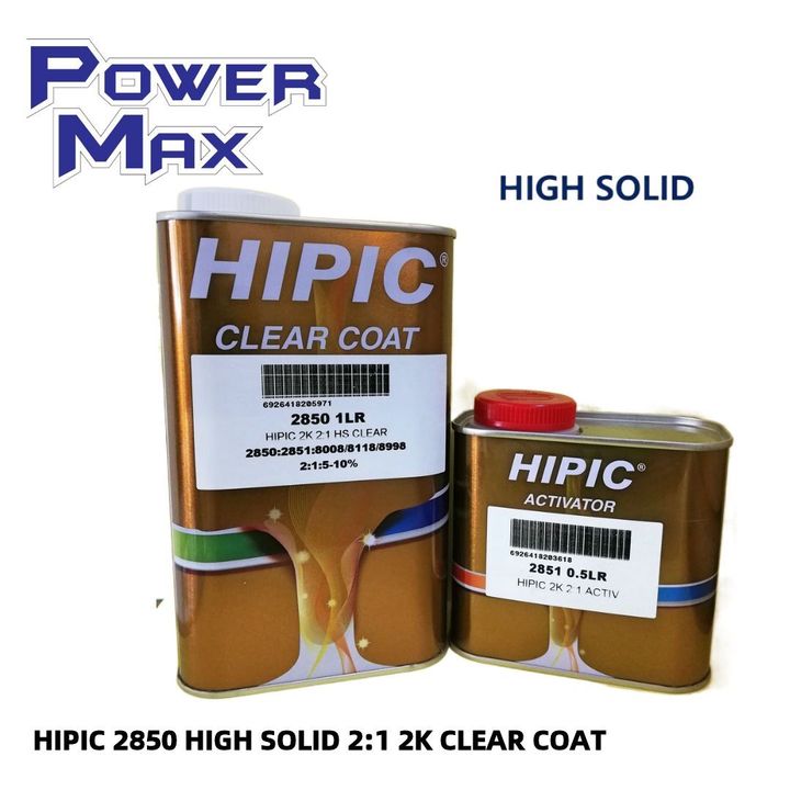HIPIC 2850 HIGH SOLID 2_1 2K CLEAR COAT