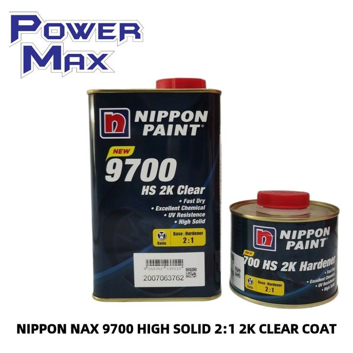 Nippon Nax 9700 High Solid 2_1 2K CLEAR COAT