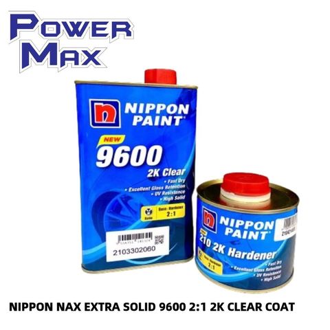 Nippon NAX EXTRA SOLID 9600 2_1 2K Clear Coat 