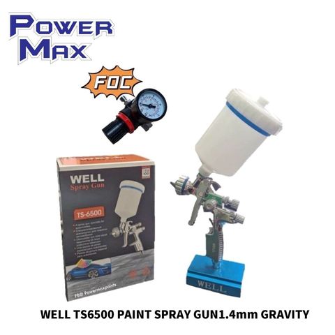 WELL TS6500 PAINT SPRAY GUN1.4mm GRAVITY