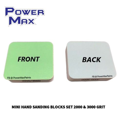 MINI HAND SANDING BLOCKS SET 2000 & 3000 GRIT 