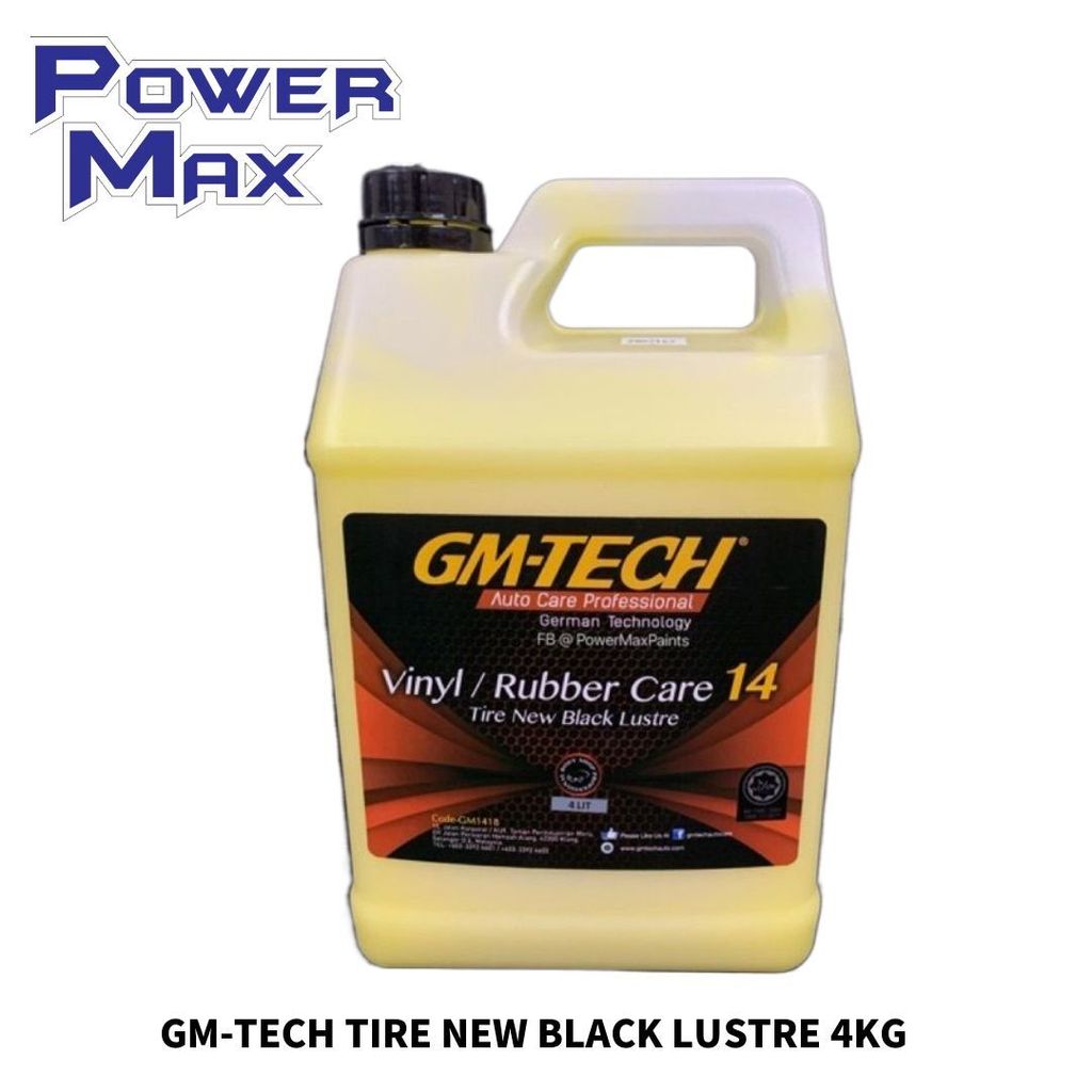 GM-TECH TIRE NEW BLACK LUSTRE 4KG