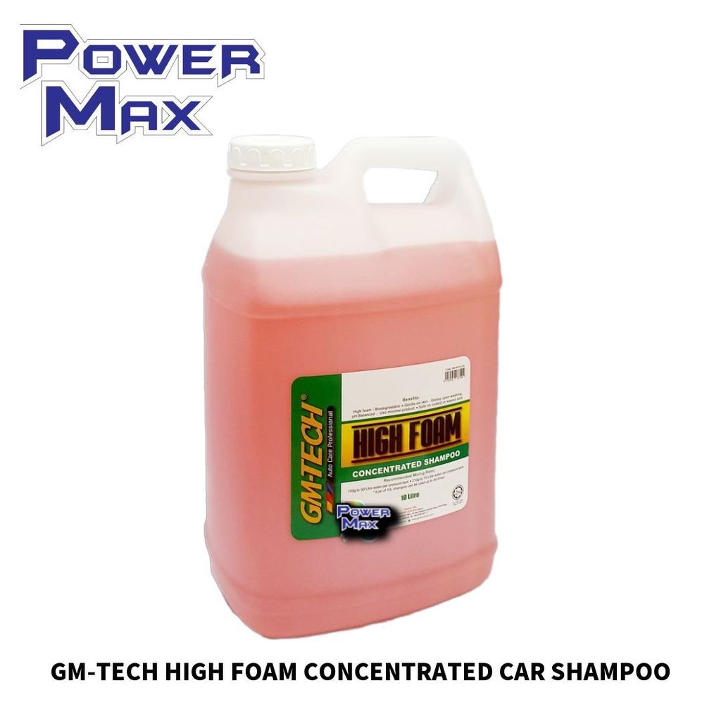 GM-TECH HIGH FOAM CONCENTRATED CAR SHAMPOO 