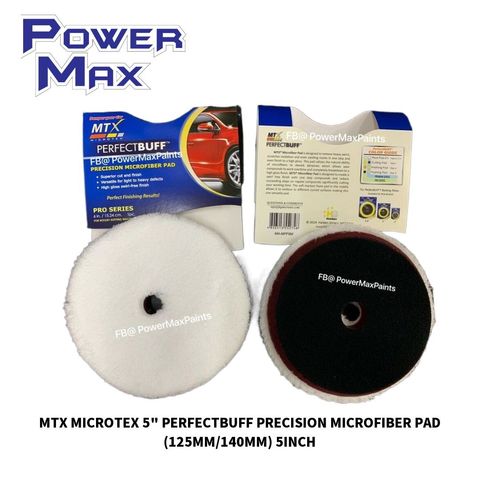 MTX MICROTEX 5_ PERFECTBUFF PRECISION MICROFIBER PAD (125MM_140MM) 5INCH