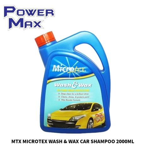 MTX MICROTEX WASH & WAX CAR SHAMPOO 2000ML
