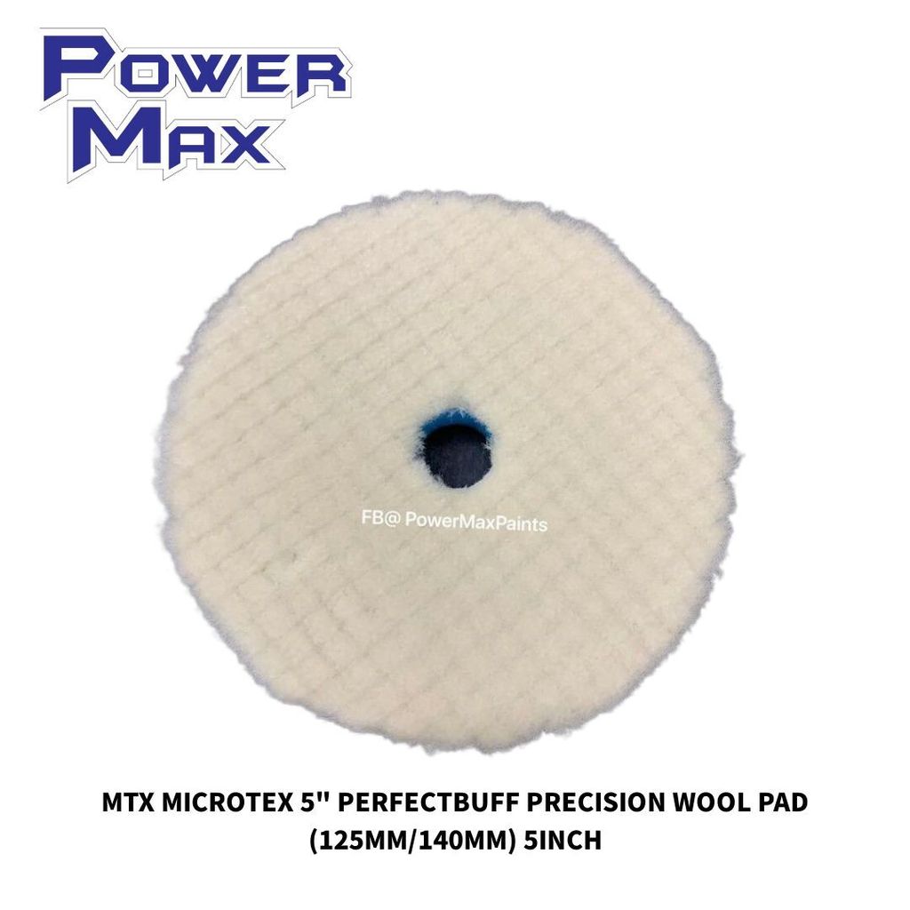 MTX MICROTEX 5_ PERFECTBUFF PRECISION WOOL PAD (125MM_140MM) 5INCH