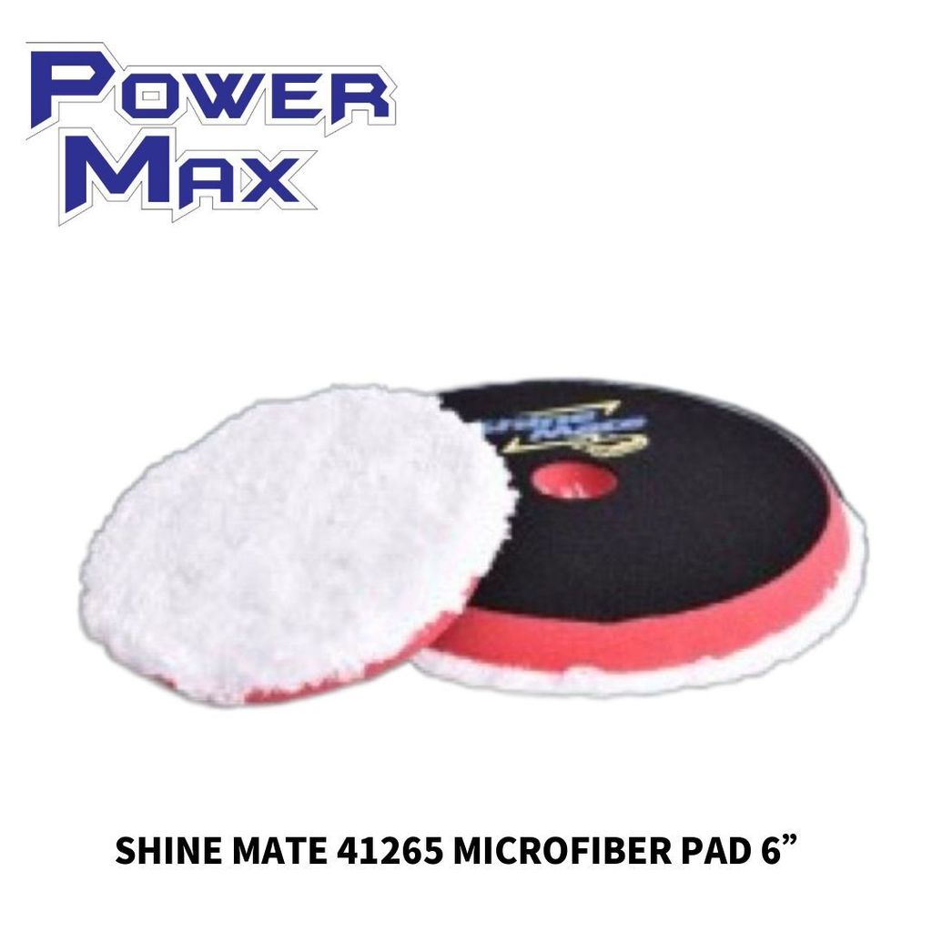 SHINE MATE 41265 MICROFIBER PAD 6” 