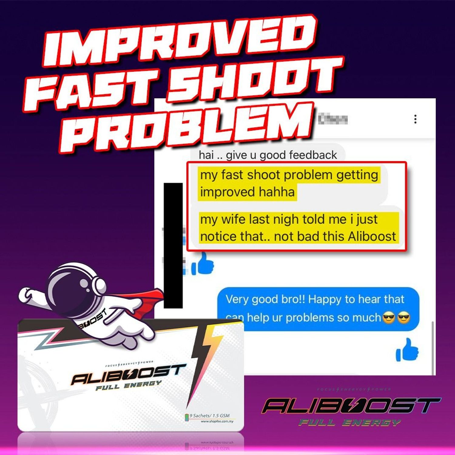 Aliboostishere - Customer feedback