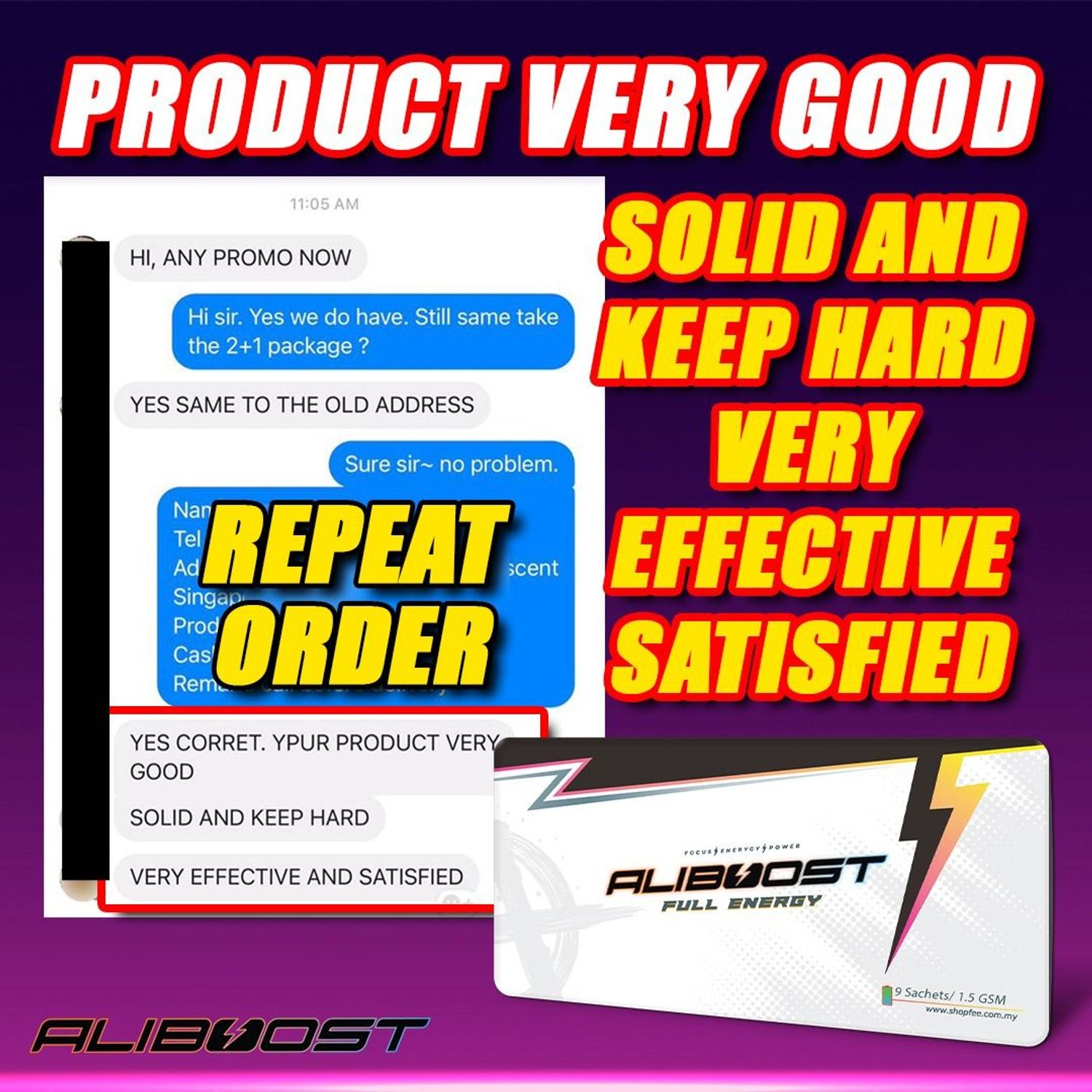 Aliboostishere - Customer Feedback