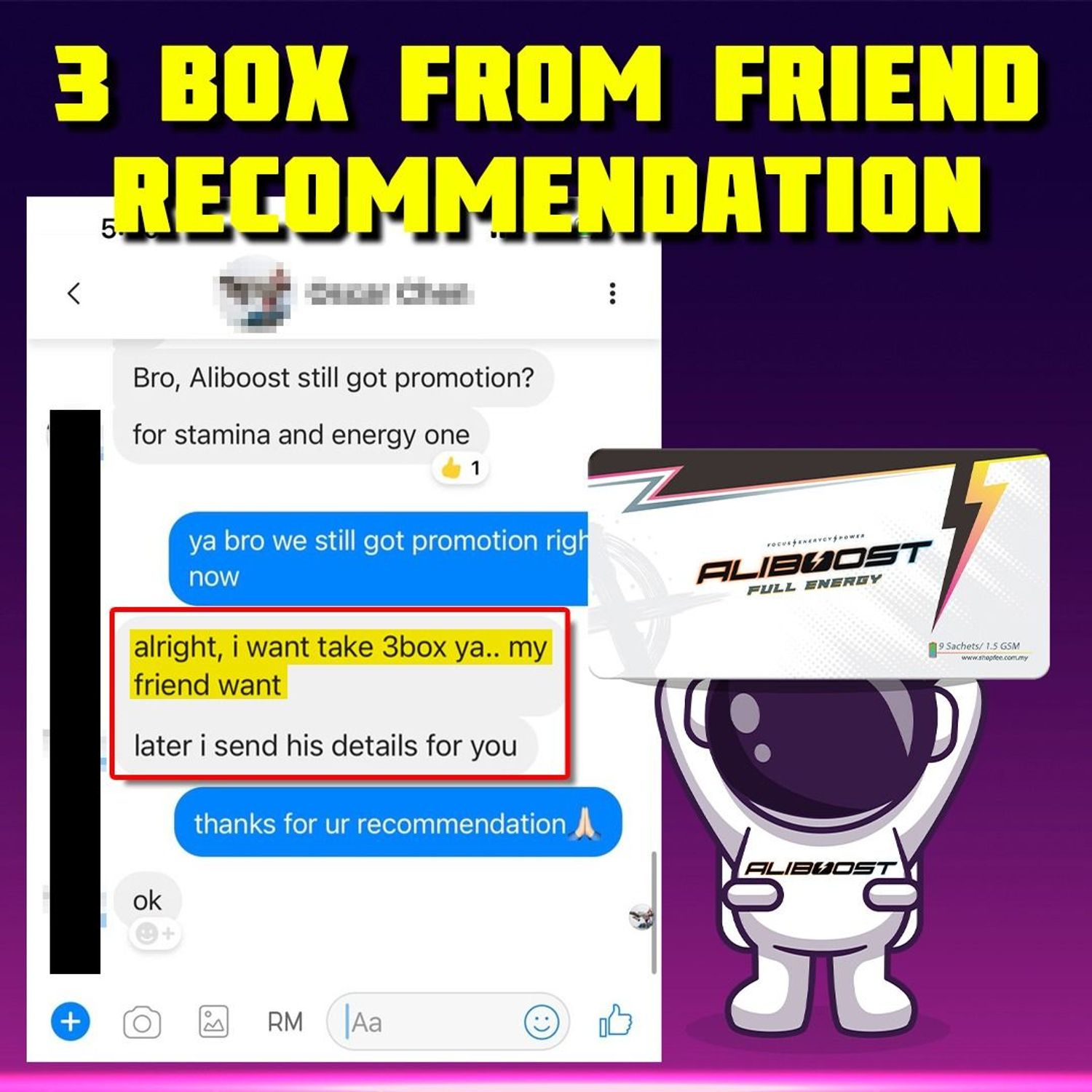 Aliboostishere - Customer Feedback
