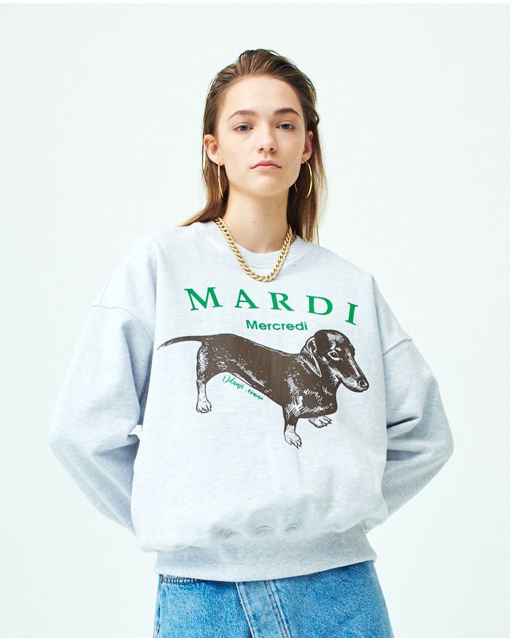 【Mardi Mercredi】SWEATSHIRT DDANJI MARDI MERCREDI Sweatshirt Ddanji – Belle Korea
