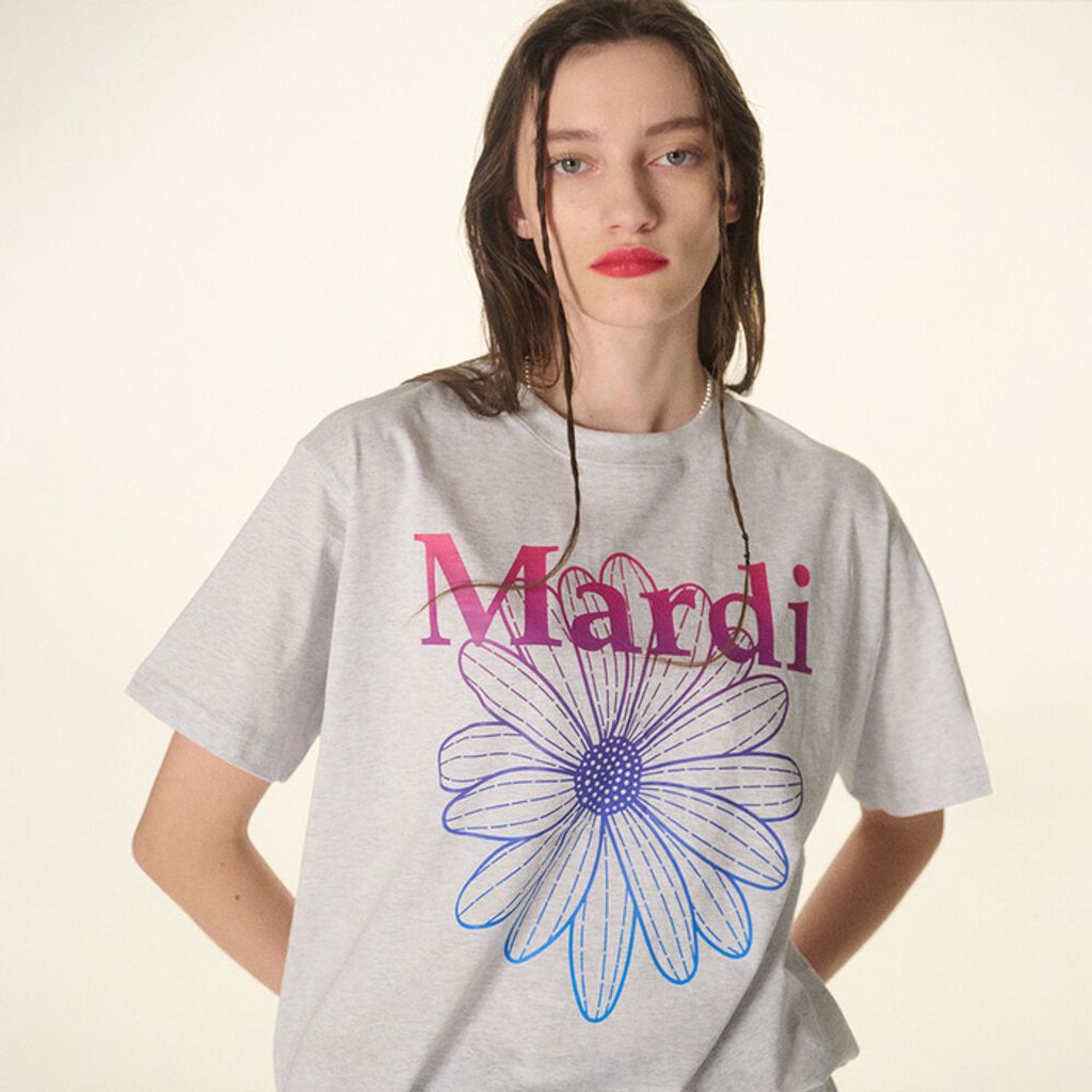 MARDI MERCREDI T-Shirt Flower Mardi Gradation