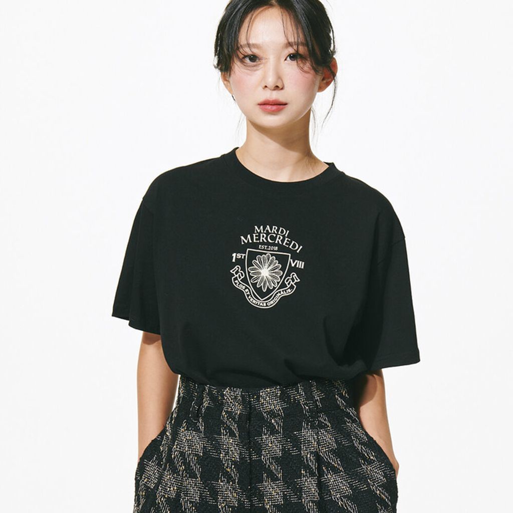 MARDI MERCREDI T-Shirt Alumni Small Emblem – Belle Korea