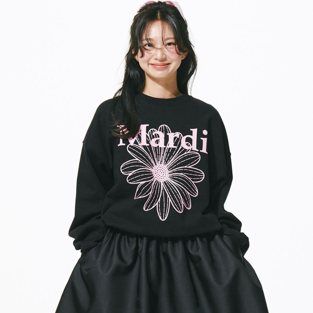 MARDI MERCREDI Sweatshirt Flower Mardi – Belle Korea