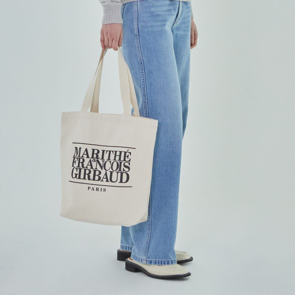 ☆Marithe + Francois Girbaud☆ CLASSIC LOGO DENIM ECO BAG da MARITHE FRANCOIS GIRBAUD Classic Logo Eco Bag – Belle Korea