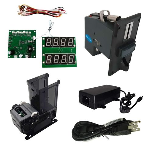 Funchic Coin Operated Control Box Coin Operated Timer Control Power Supply  Electronic Device Coin Selector Acceptor Timer Programmable Multi Coin  Selector for Vending Machine Electronicial Device 110V: : Tools &  Home Improvement