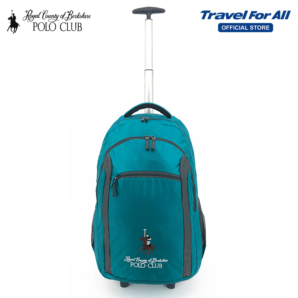 RCB Polo Club 21-Inch Nylon Trolley Backpack (2 Colors) Orange | PGMall